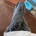 Men's Vintage Smoky Grey Jeans