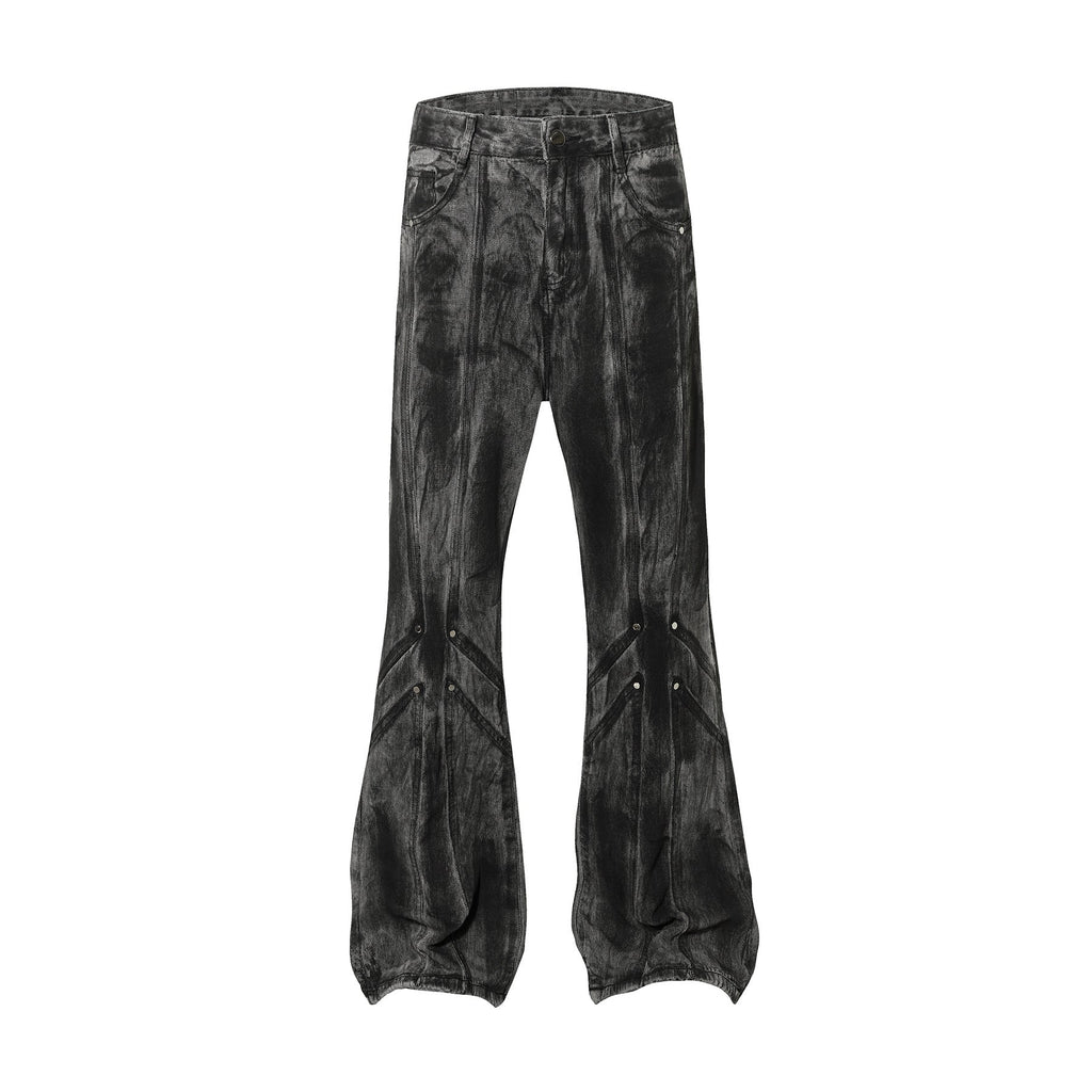 Autumn Personalized Split Wash Denim Trousers
