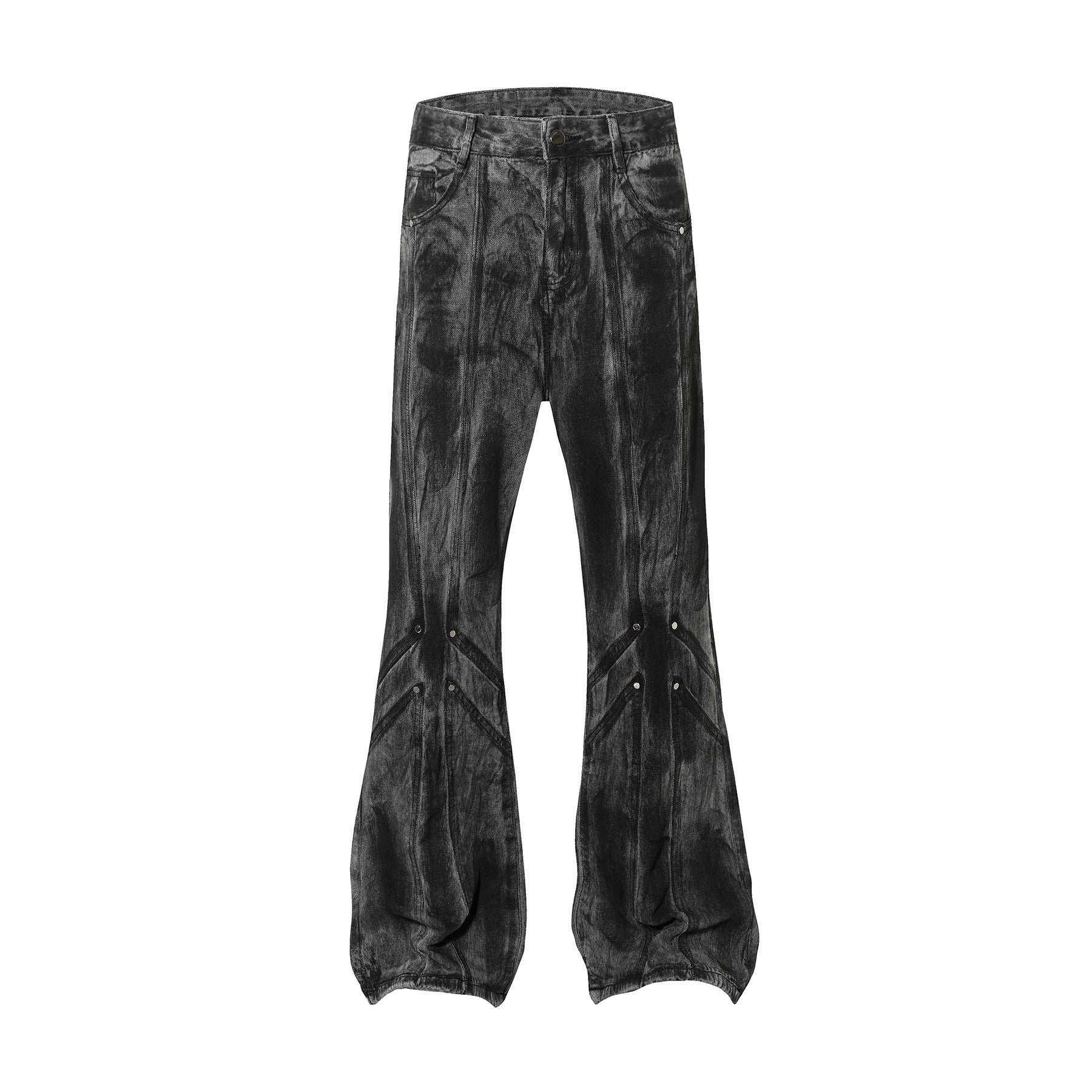 Autumn Personalized Split Wash Denim Trousers