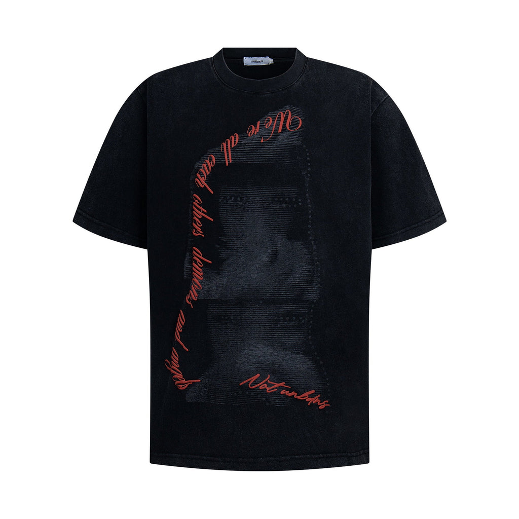 Men's Anime High-end Loose Short-sleeve T-shirt