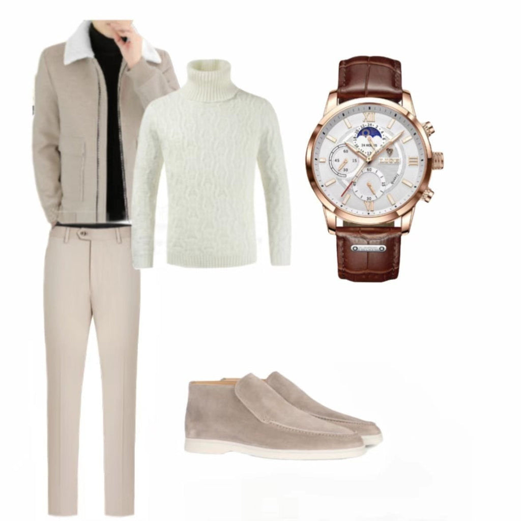 Autumn And Winter European And American Men Fashion Suit