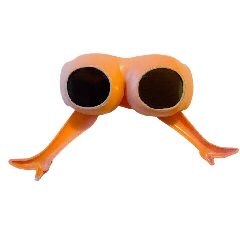 Novel Personality Leg Hip Sunglasses