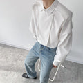 Fall Lapels Long Sleeve Men's Top