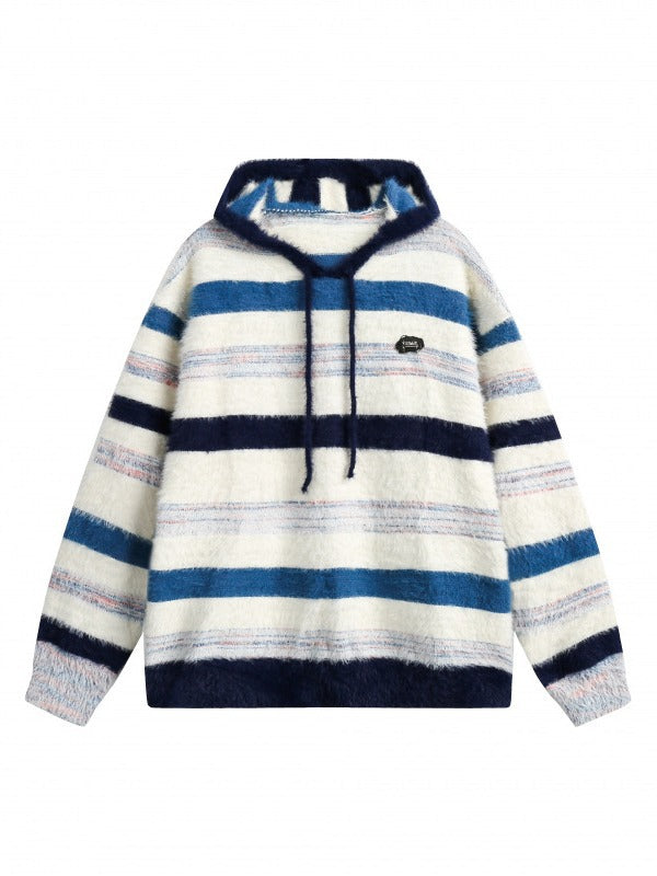 Trendy Pu Shuai Pullover Sweater Hooded Sweater