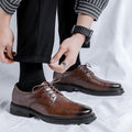 Men's Leather Shoes Business Formal Wear Soft Bottom