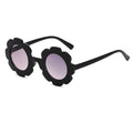 Children's Cute Sunflower Round Frame Sunglasses