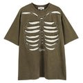 Dark High Street Style Skull Short Sleeve