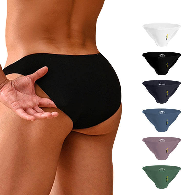 Men's Tight Sexy Briefs Pouch Thin Summer Sports Underwear Breathable