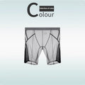 Ice Silk Sports Underpants Men's Non-trace Wear Leg Quick Dry Plus Long Wear Crotch