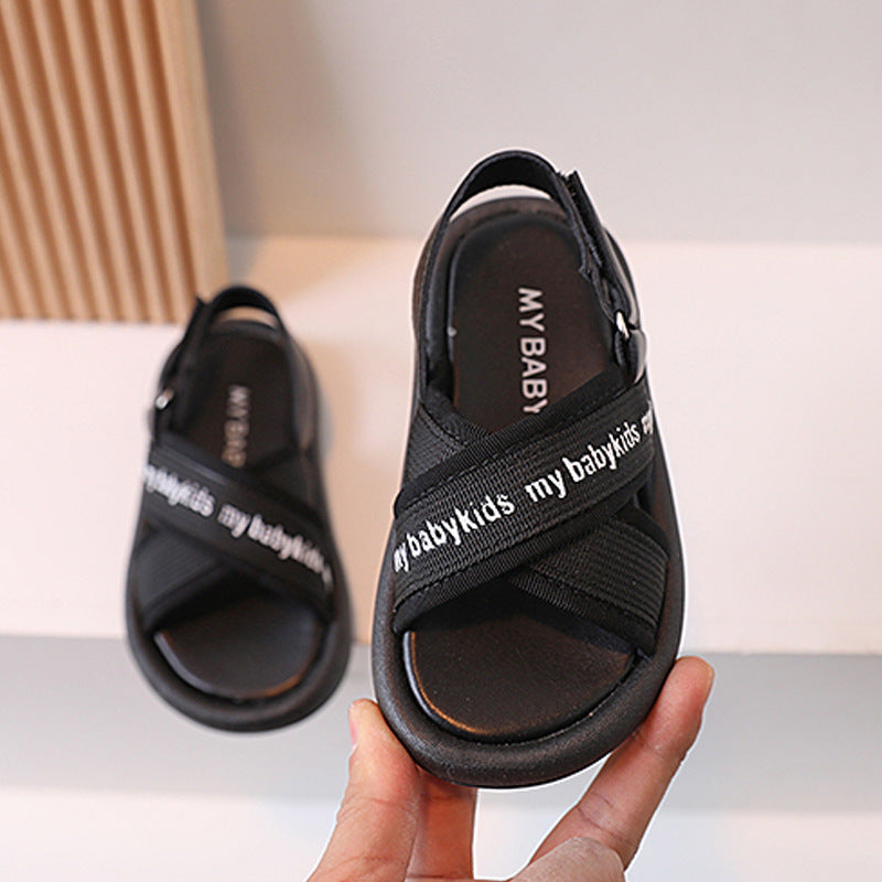 Boys And Girls Fashion Simple Cool Slippers