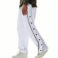 Basketball Breasted Tear And Pull Sports Casual Sweatpants