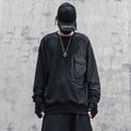 Striped Stitching Design Hong Kong Style sweater