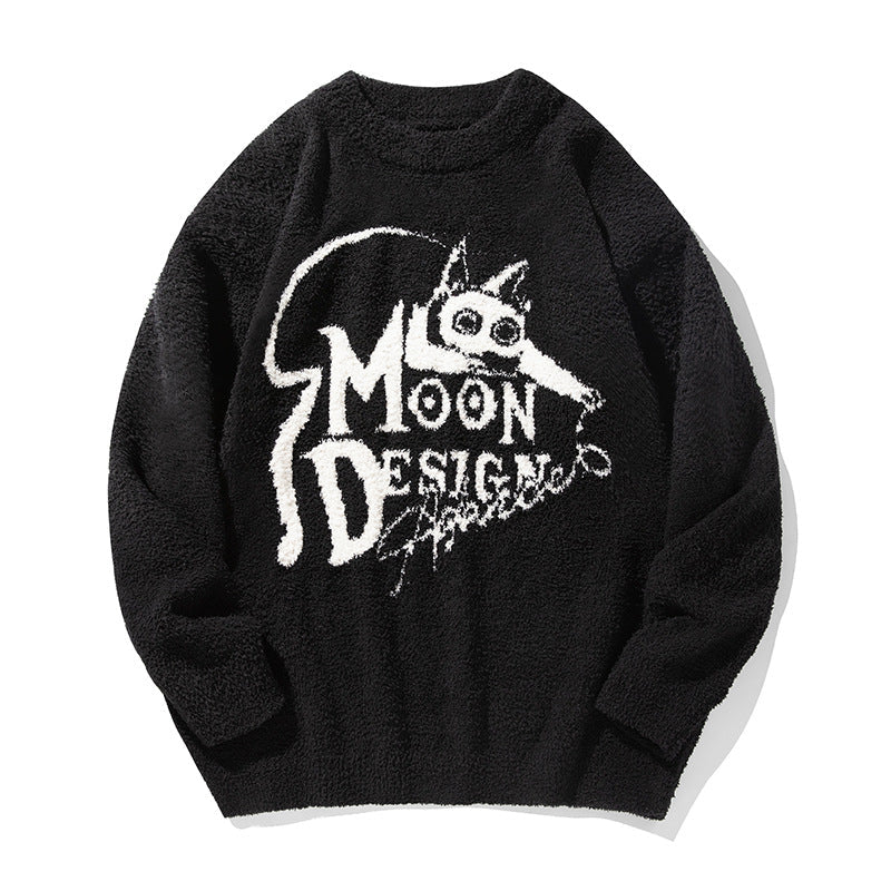 Men And Women Autumn And Winter New Couple Loose Pullover American Sweater