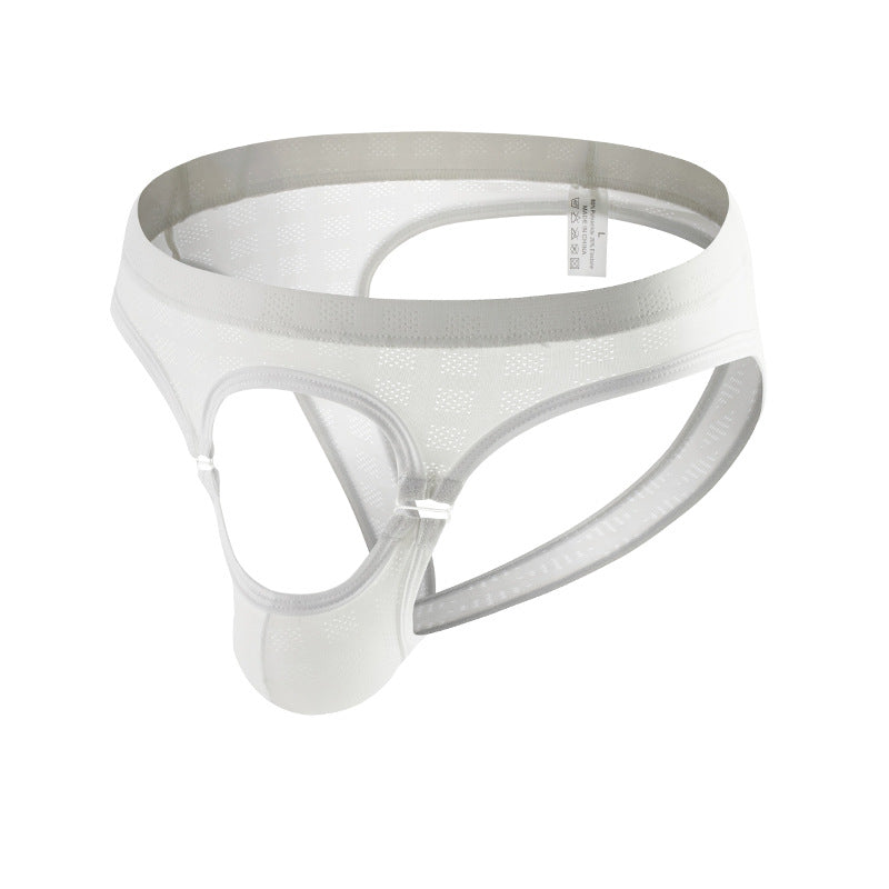 Men's Mesh Breathable Front Buckle Briefs