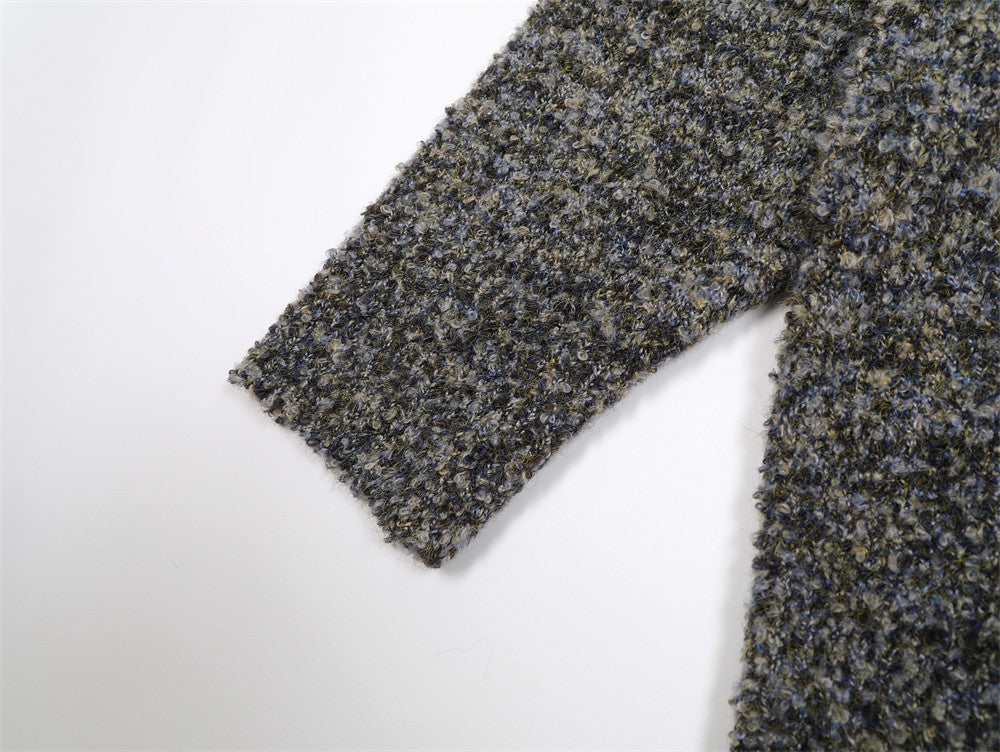Fashion Jacquard Round Neck Sweater For Men