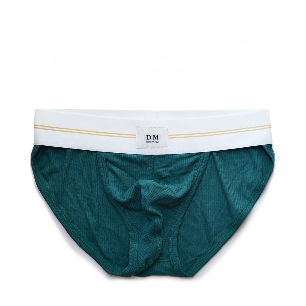 Comfortable High Slit Sports Low Waist Solid Color Briefs