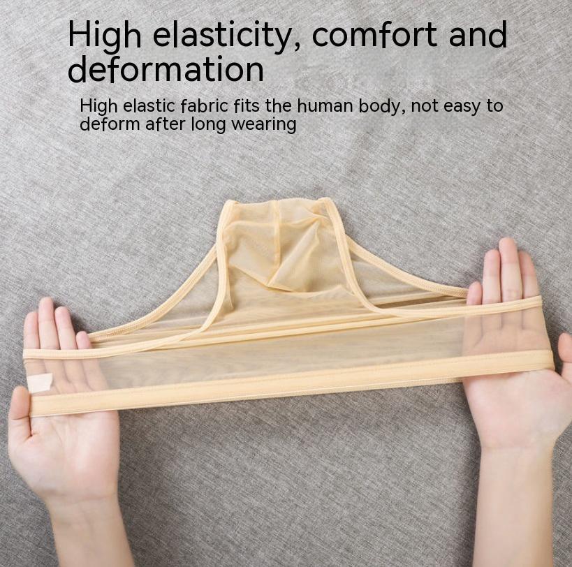Men's Underwear Ice Silk Briefs Fully Transparent Seamless Shorts