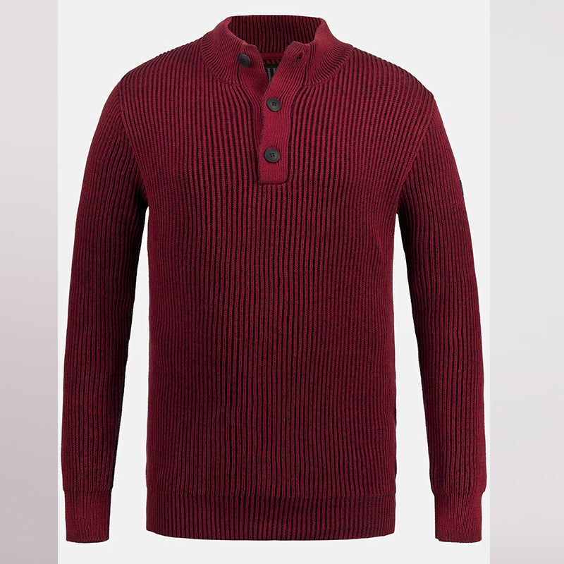 European And American Knitted Sweater Coat Men's Clothing