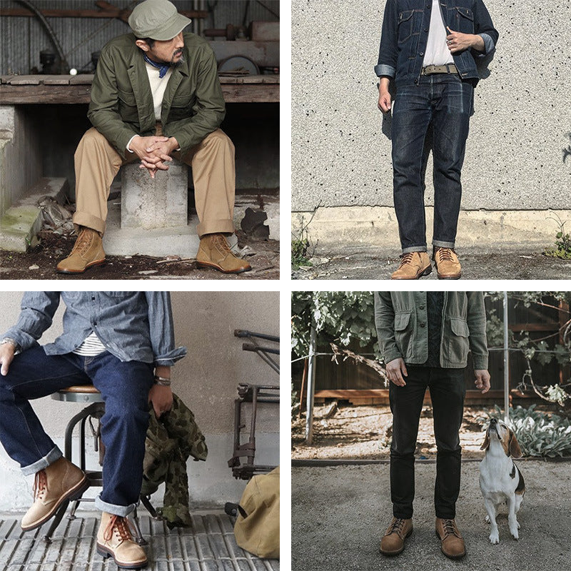 High-top British Desert Boots Mid-top Martin Boots