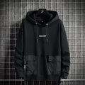 Fashion Stitching Men's Student Loose Fashion Plus Size Top