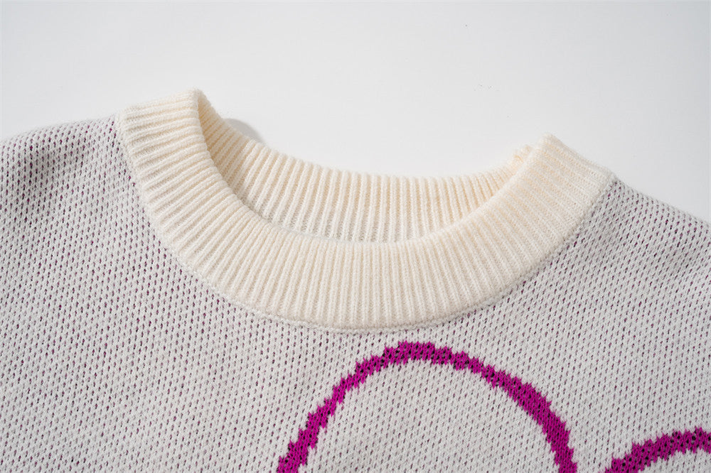 Men's Street Fashion Brand Loose Round Neck Sweater