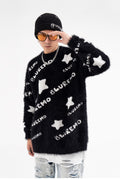 Simple Couple Knitted Sweater High Sense