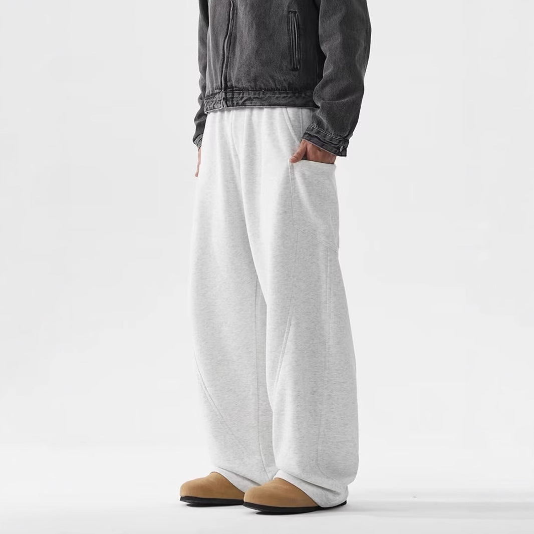 American Heavy Cleanfit Solid Color Track Sweatpants Men
