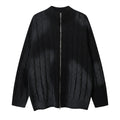 Spray Painting Old Dirty Sweater Coat Men's Lazy Design Sense