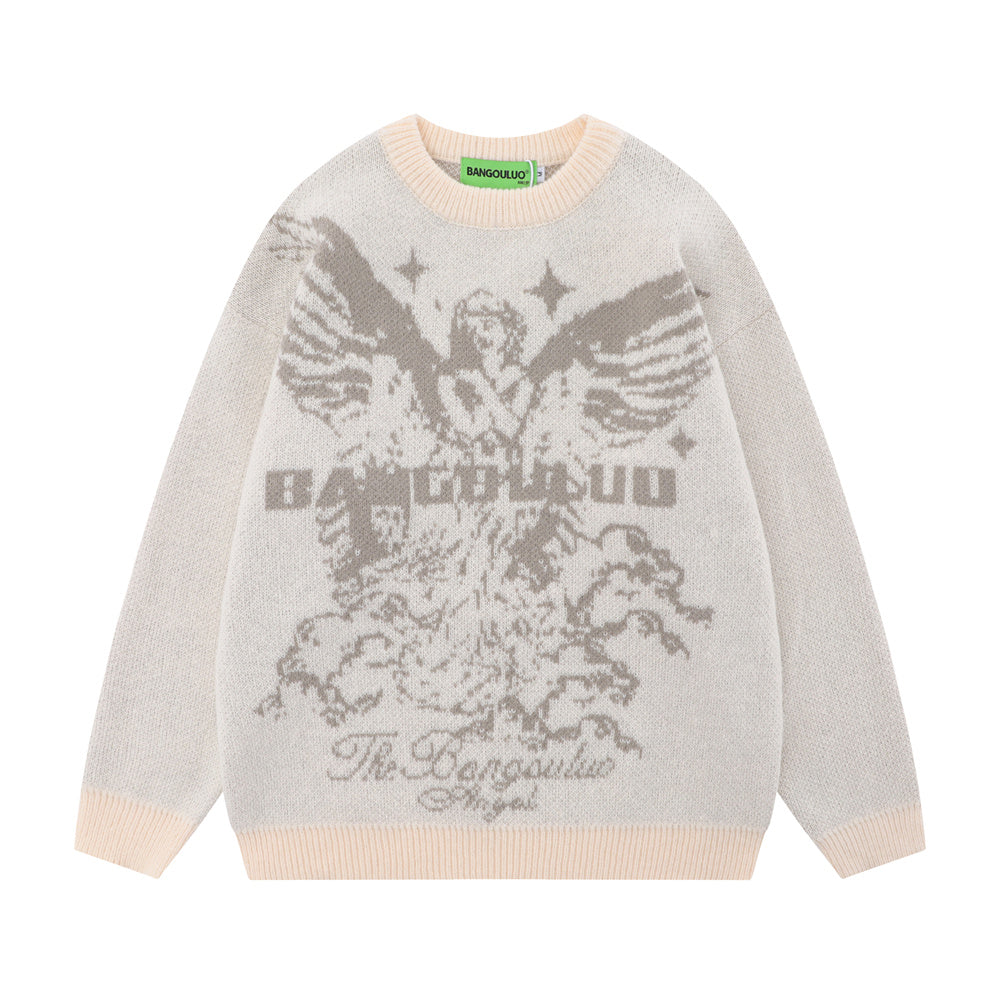 American Statue Angel Sweater Casual Men