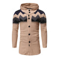 Autumn And Winter New European Code Men's Knitted Cardigan Sweater