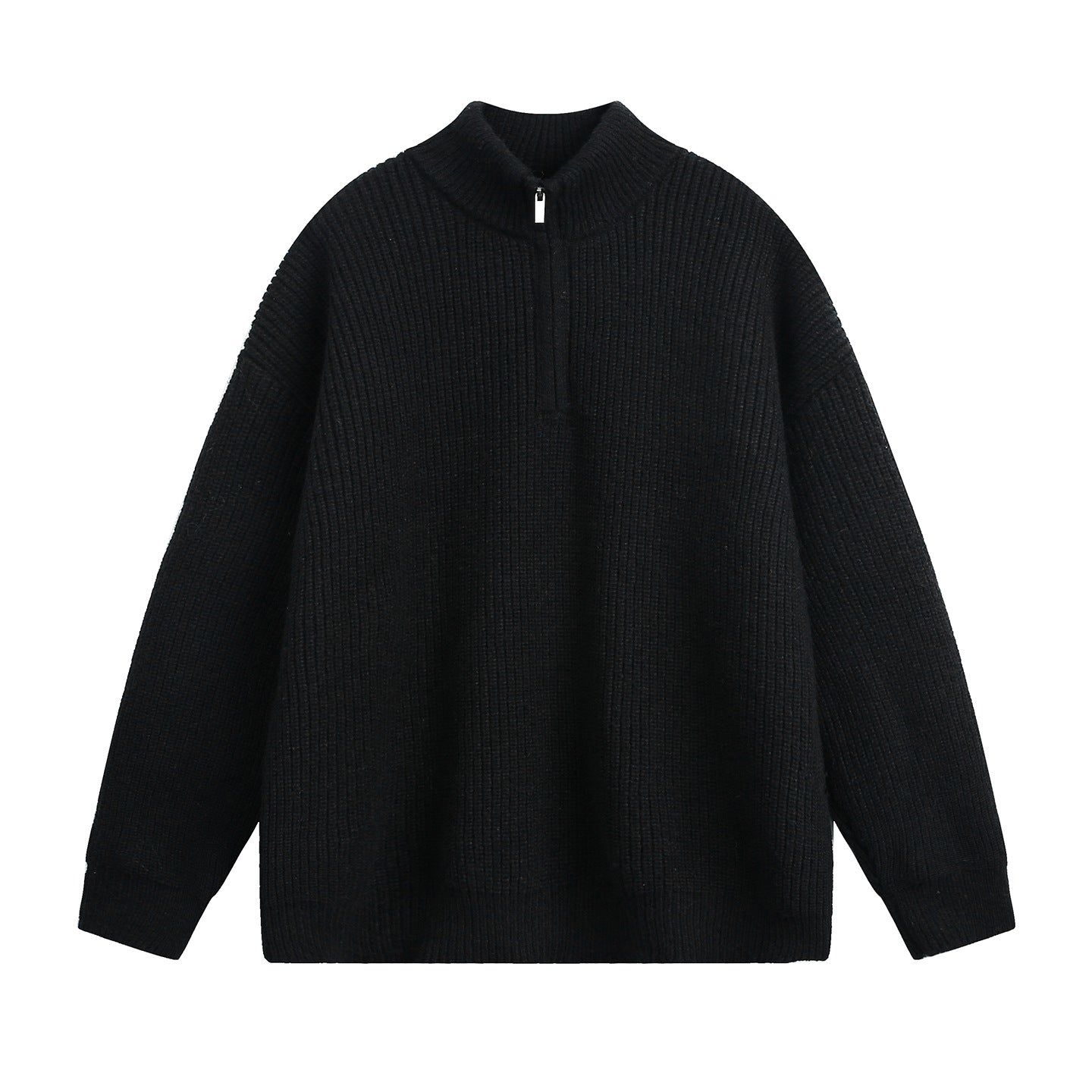 Stand Collar Sweater Men's Imitation Deer Plush