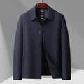 Men's Business Casual Button-Down Lapel Jacket