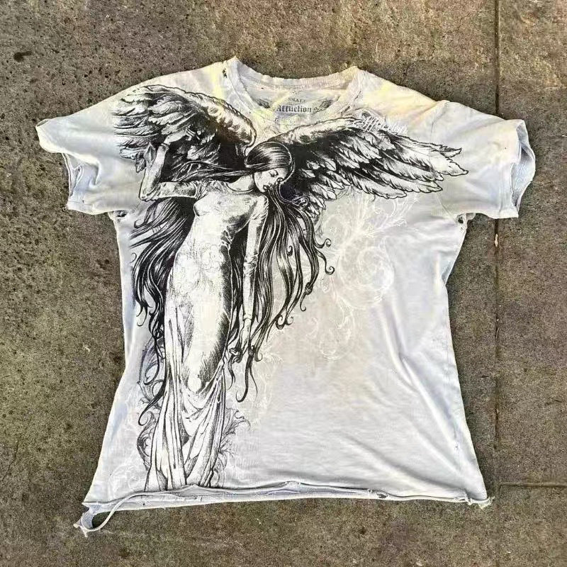 Men's Summer Korean-style Fashionable Printed Short Sleeve