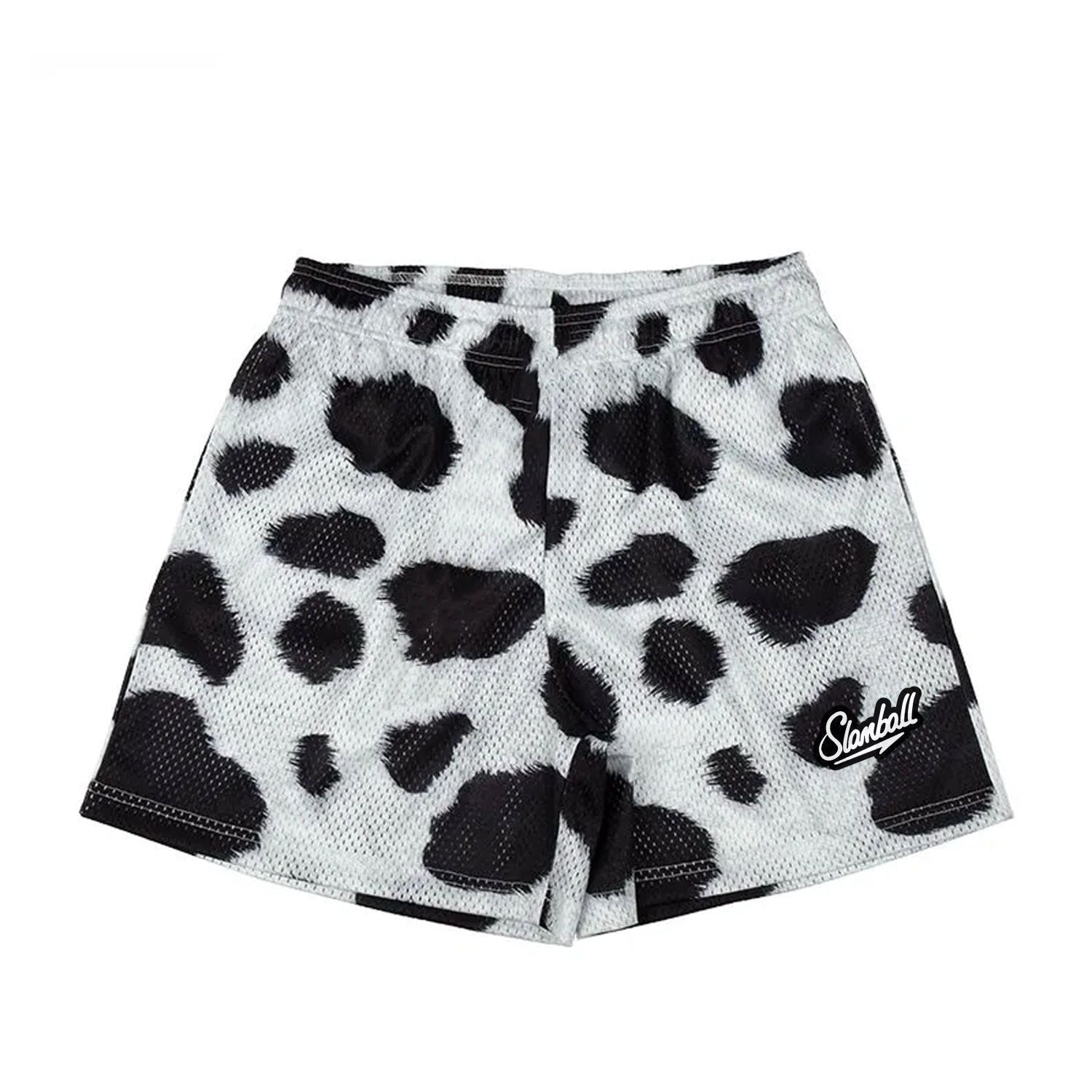 Leopard Print Fitness Training Shorts Men's Sports Pants Basketball