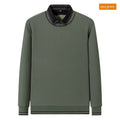Men's False Two Pieces Velvet Padded Bottoming Shirt