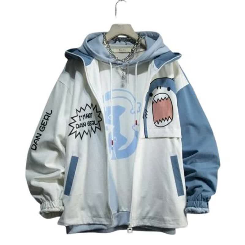 Korean-style Loose Youth Hooded Jacket For Spring And Autumn