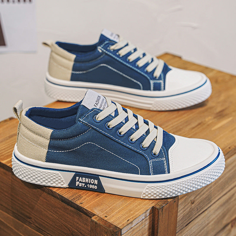 Breathable All-matching Skateboard Men's Soft Bottom Casual Sports Fashion Canvas Shoes