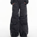 Heavy Industry Washed And Worn Pleated Jeans