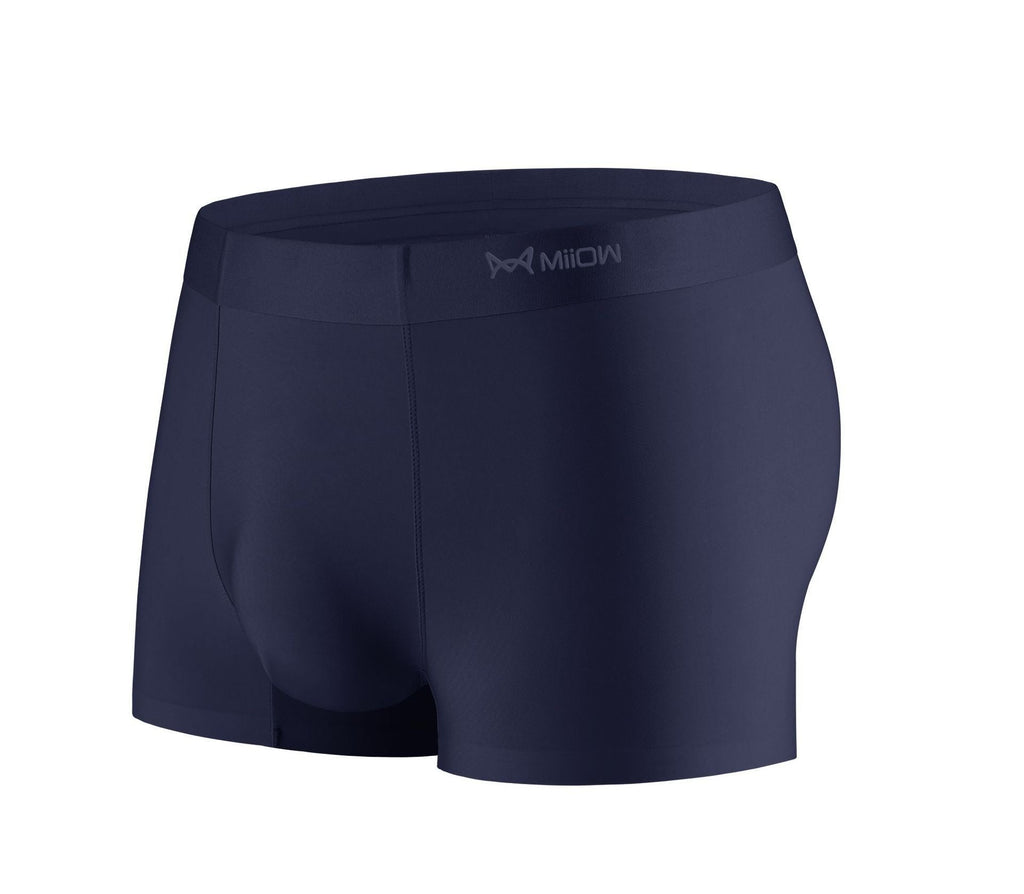 Ice Silk Seamless Men's Underwear Soft Breathable Comfortable Summer Boxer Shorts