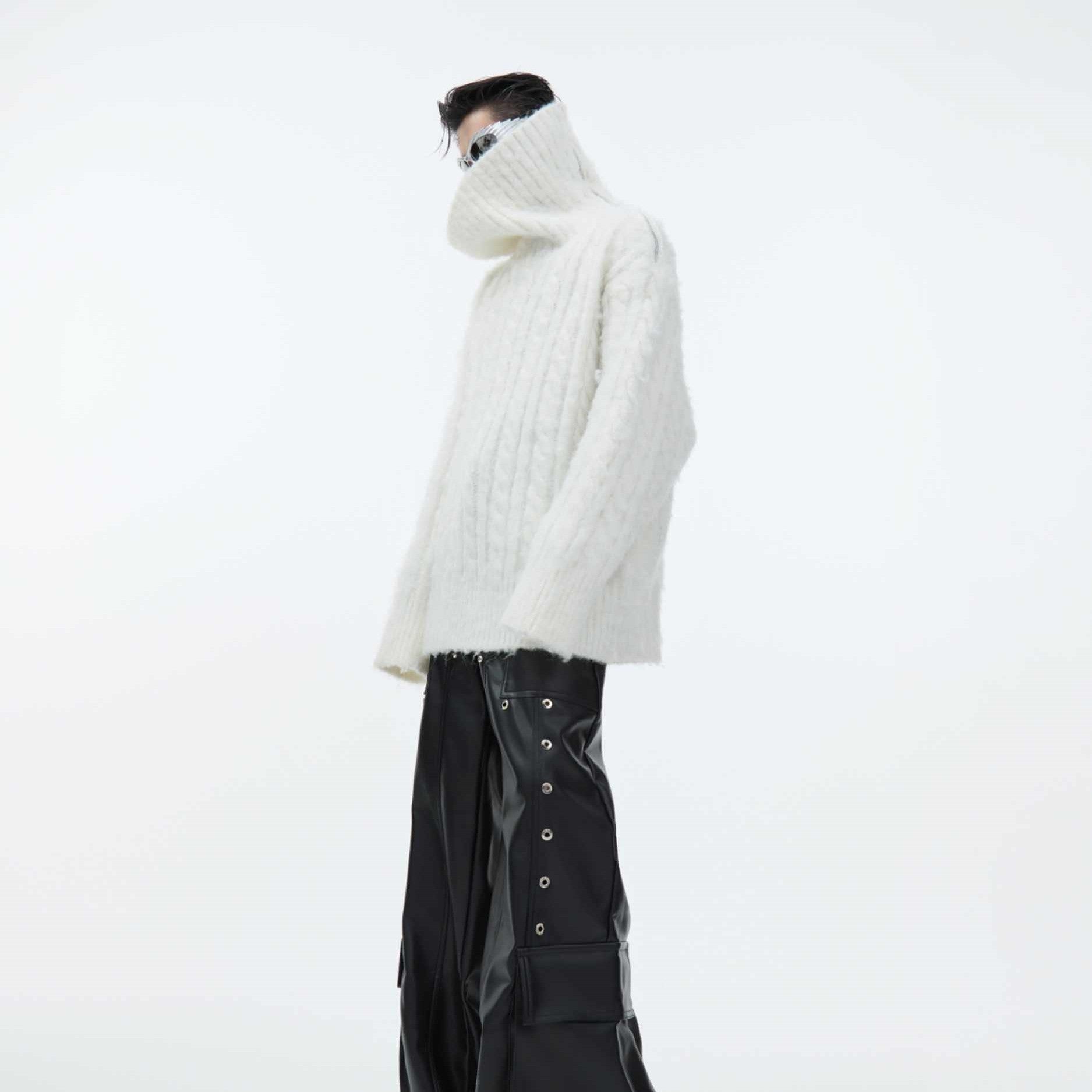 Advanced Loose Plush Knitted Sweater Top