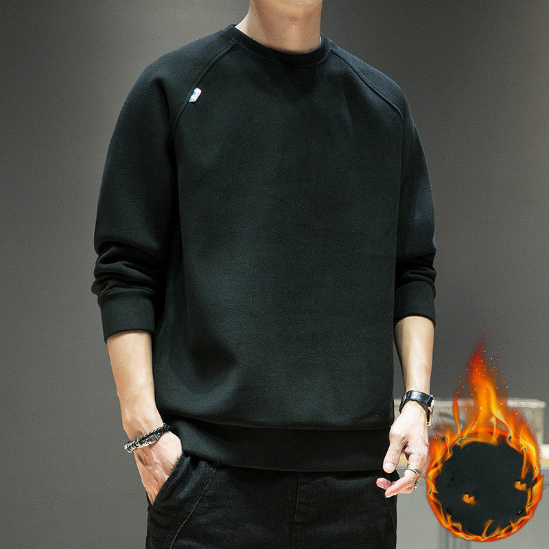 Double-sided Velvet Loose Trend Round Neck sweatshirt