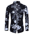 Autumn Chinese Style Long Sleeve Printed Shirt