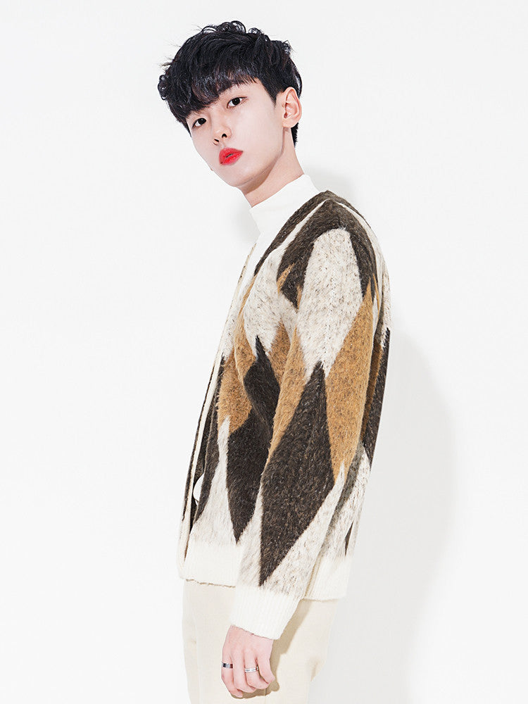 Men's Loose Trendy Wool Sweater