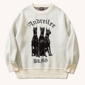 High Street Retro Lazy Autumn And Winter Round Neck Long Sleeve Sweater