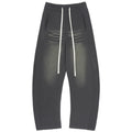 Men's Retro Distressed Machete Sweatpants Loose Casual Pants