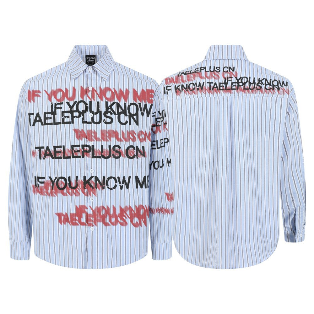Special-interest Design Long Sleeve Shirt Ins Trendy Ruffle Handsome Stylish Flow