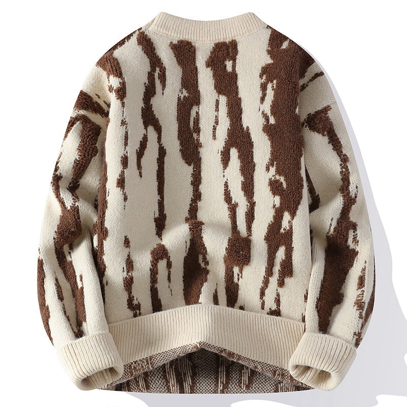 Loose And Lazy Knit Base Layer Thickened Warm Top