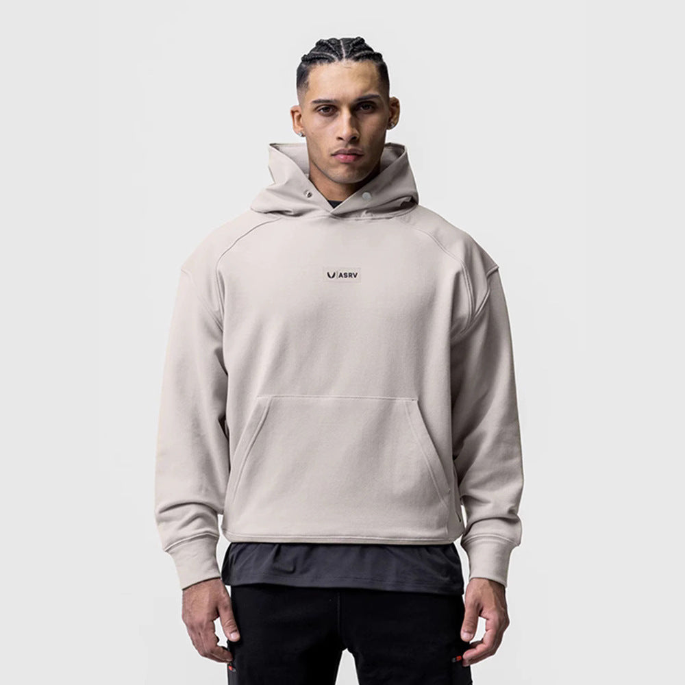 Autumn Cotton Men's Youth Hooded Casual Coat