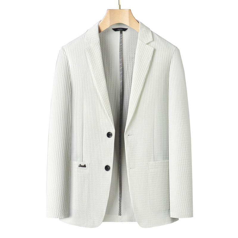 Young And Middle-aged Seamless Lightweight Breathable Casual Suit Top