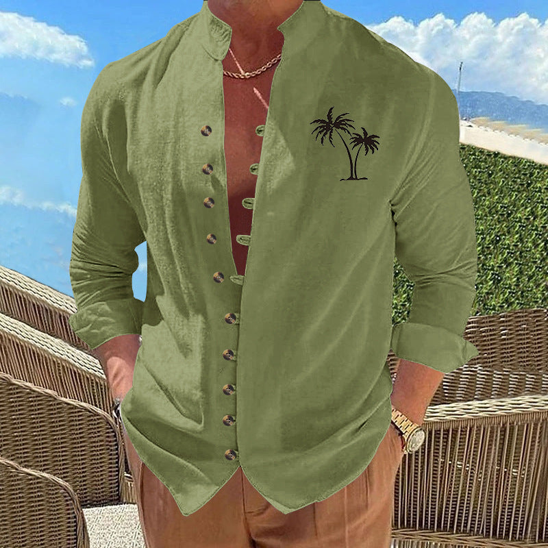 Coconut Vintage Print Slim shirt